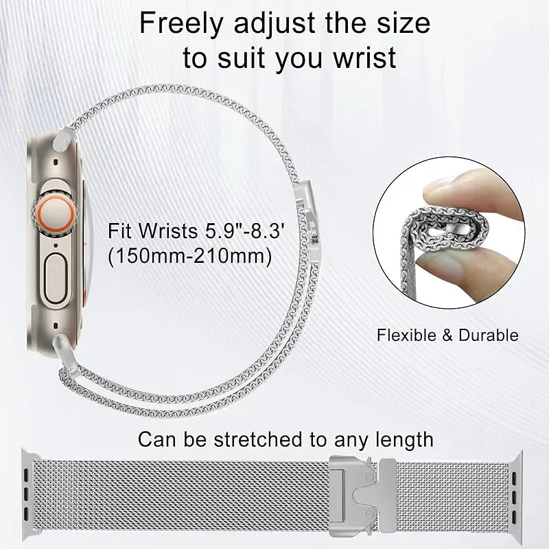 Milanaise-Loop-Armband für Apple Watch Ultra